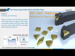 5MT Semi-finished đến Finshi chipbreaker cho thép, thép hợp kim, thép không gỉ