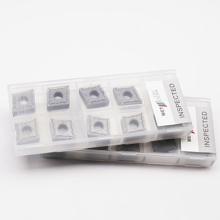 Tăng cường cao TiCN dựa trên Cermet Đặt trục CNMG120408-MS1 với HRA92.5 Khó khăn để chống mòn trong xoay bên ngoài