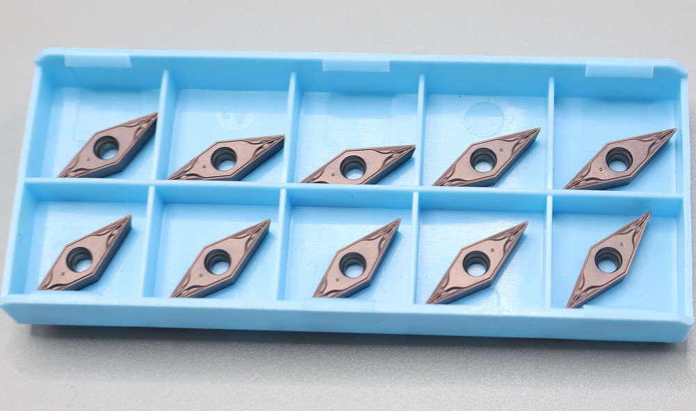 Carbide xoay inserts Rhombic 35° phủ lợp máy quay Carbide inserts cho chế biến hoàn thiện trên Stainl VBMT110302