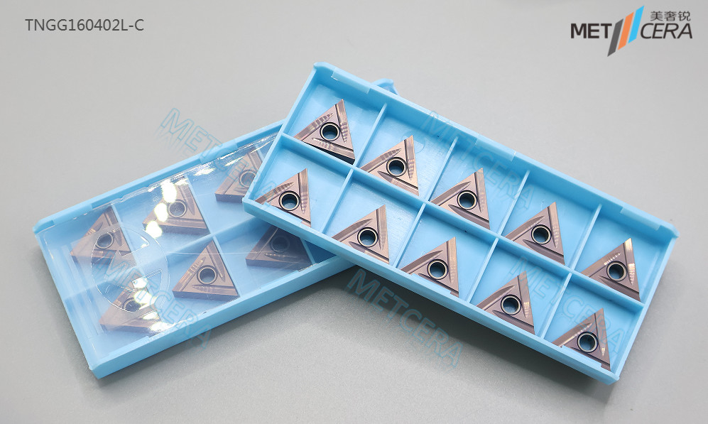 60 ° Tam giác âm với lỗ TNGG16 Tay trái cắt xoay chèn, chèn carbure, chèn đất