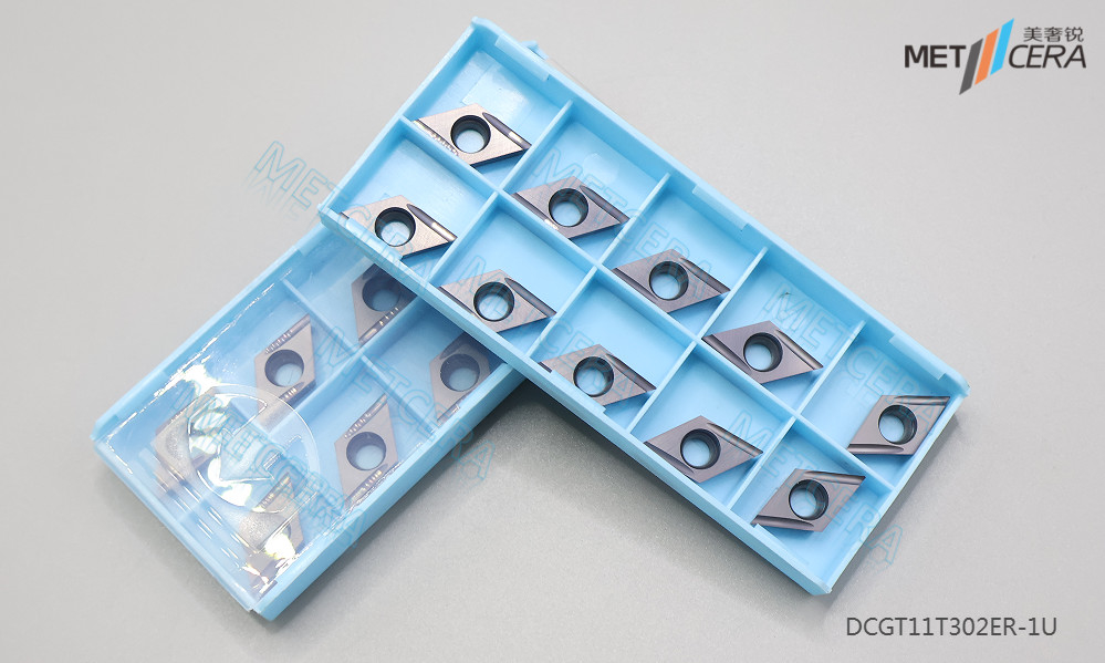 DCGT11T302 CNC Carbide Insert đất bên ngoài xoay máy quay công cụ cắt cho thép cấp thấp
