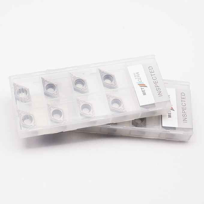 PVD Lớp phủ màu vàng bên ngoài xoay công cụ chèn cho máy quay DCMT11T304-HQ