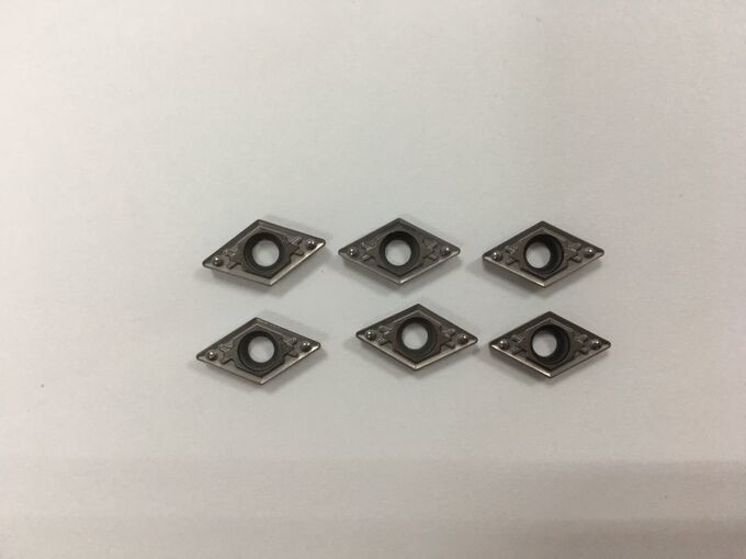 Chống ăn mòn Cermet xoay inserts chống nhiệt độ cao DCMT DCMT07 DCMT11