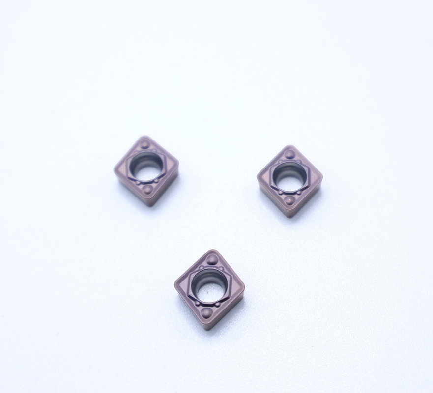 Công cụ cắt carbide chống gãy Nhúng CCMT060208-1HQ PV4312 Mượt bề mặt tốt cho xoay bên trong