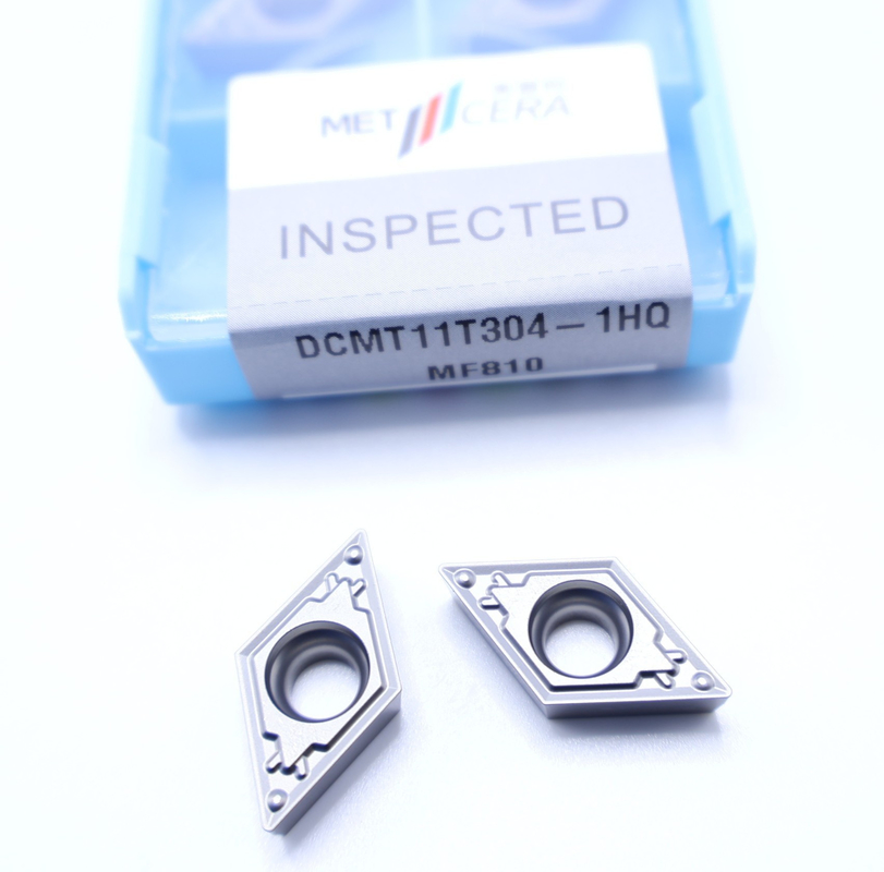 Công cụ cắt Carbide loại MF810 Chèn có khả năng chống gãy tốt và bề mặt mịn CCMT11T304-1HQ