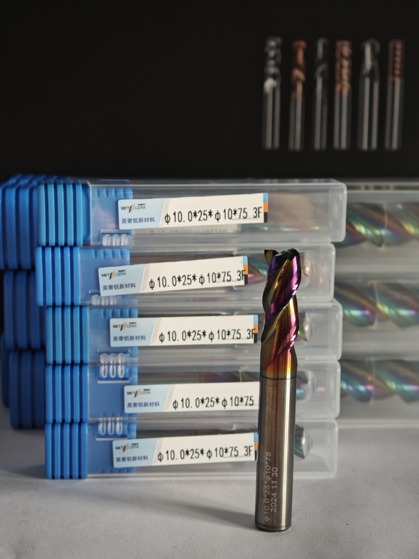 MAE PLUS CNC End Mill cho kim loại phi sắt Máy chế biến nhôm và đồng 10mm,Φ10x25x10Dx75mm