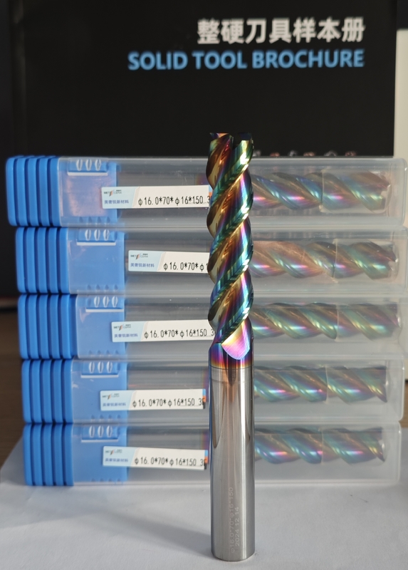 MAE PLUS Long Flute Carbide Mill for Nonferrous Metals Aluminium and Copper Processing 16mm φ16.0 x 70 x φ16 x 150mm