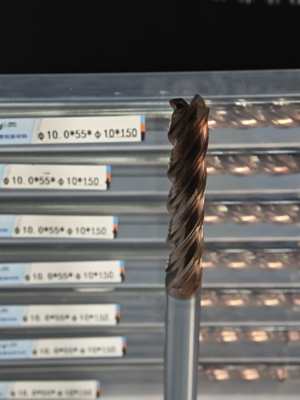 MPE4 Super Long Flute Solid Carbide Long Milling Cutter HRC55-HRC60 Độ cứng 4 Flute Long End Mill φ10.0 x 55 x φ10 x 150mm