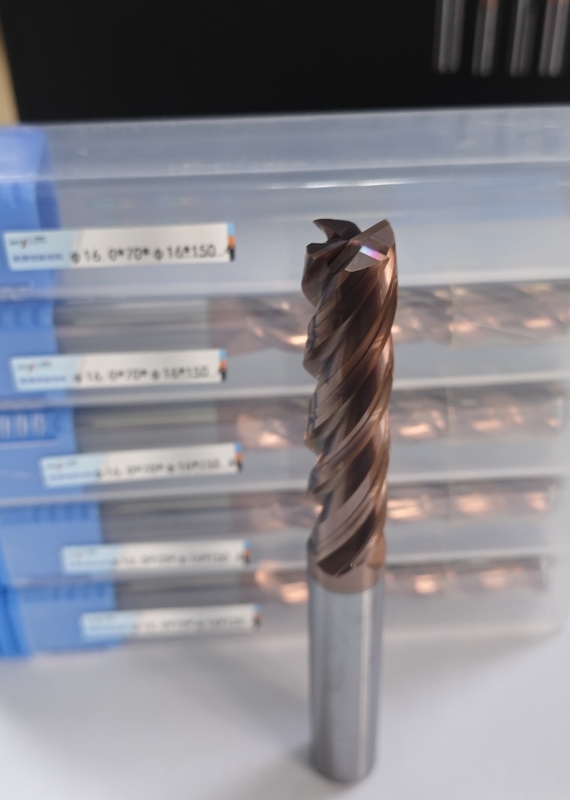 MPE4 Solid Carbide Long Milling Cutter 16mm cho Mold Steel 4 Flute Long End Mill φ16.0 x 70x φ16 x 150mm