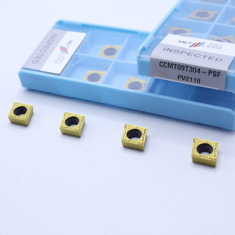 CCMT09T304 PVD phủ Cermet quay inserts,CCMT chèn nhiều lớp phủ thay thế xoắn ốc inserts cho xoắn ốc xoắn ốc tool holder boring bar