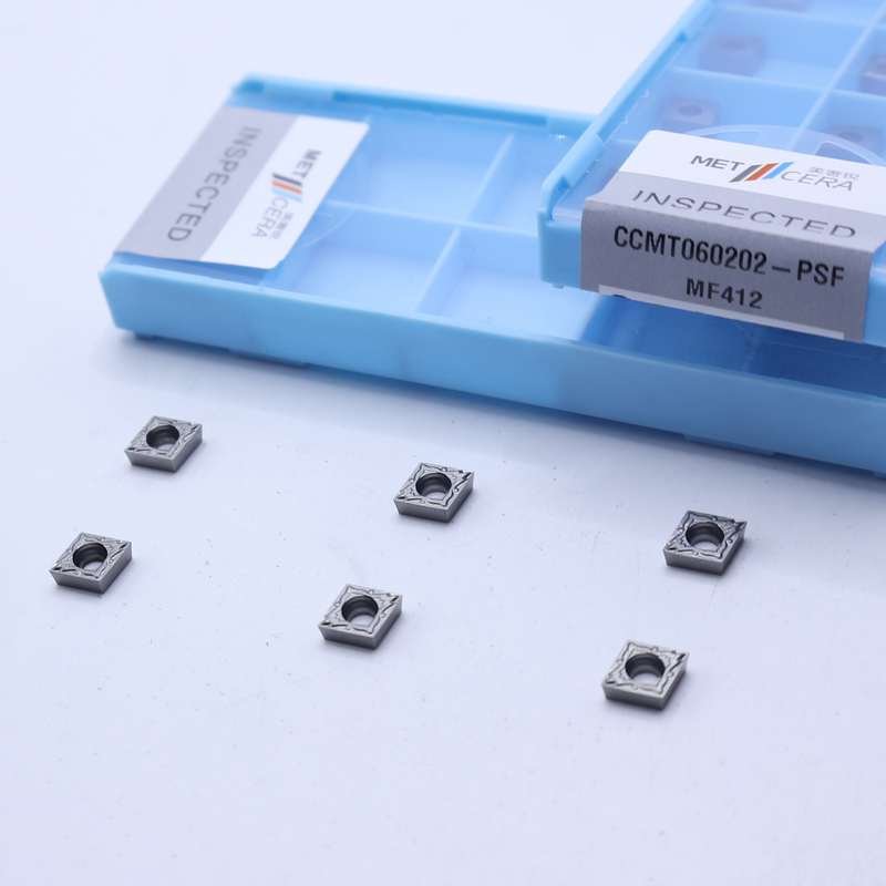 CCMT060202 CNC Lathe Indexable Carbide Turning Insert, Carbide Insert cho thép, hợp kim, Finish Chipbreaker cho Internal Turning
