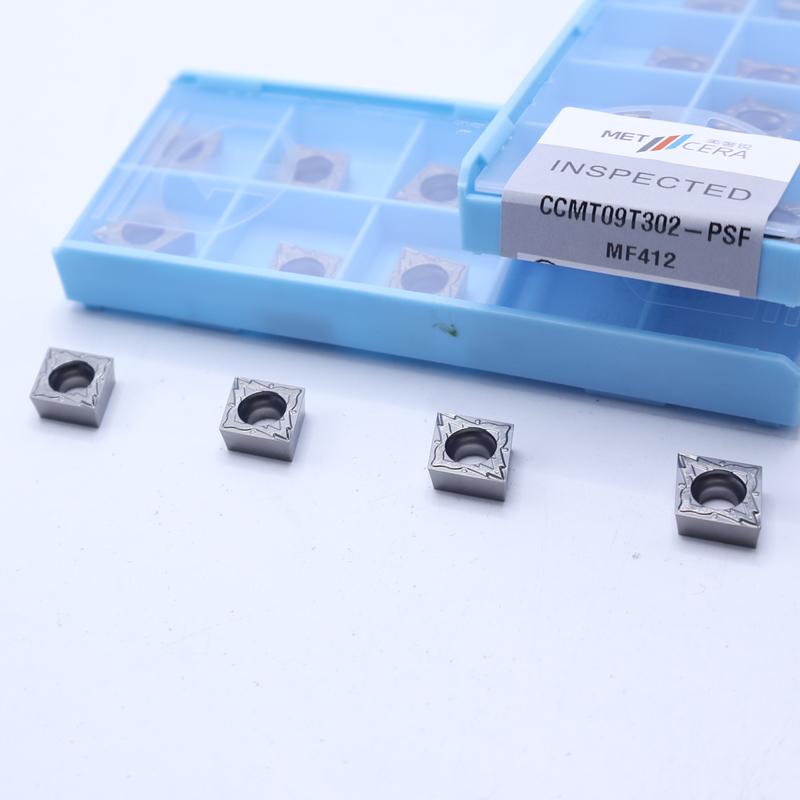 CCMT09T302 CNC lathes indexable Carbide Turning Insert, Carbide Insert cho thép, hợp kim, Finish Chipbreaker cho Internal Turning