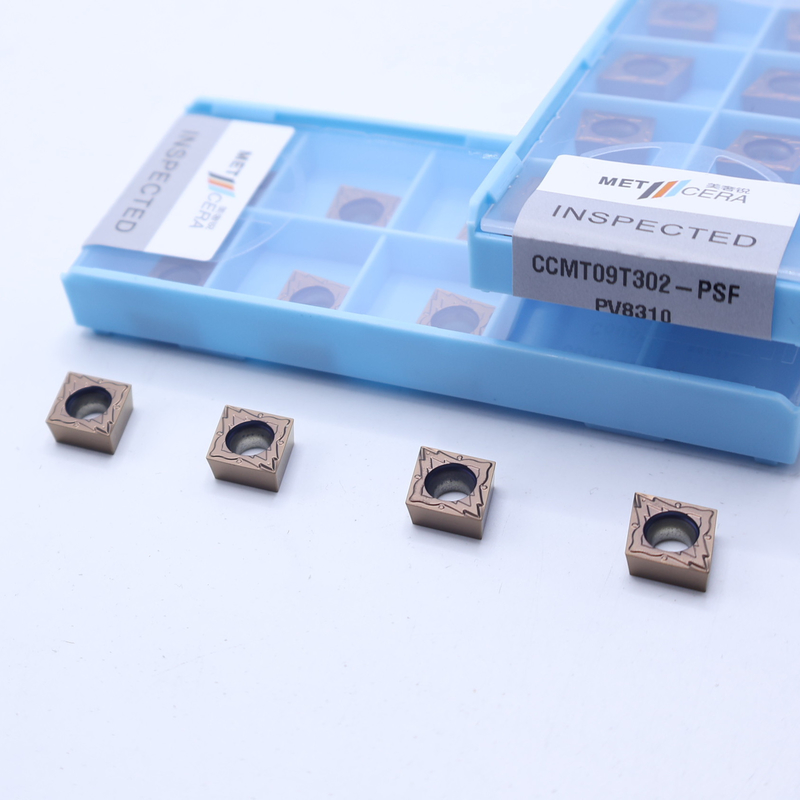 CCMT09T302 Các phần đệm xoay cacbít để hoàn thiện cắt thép và hợp kim
