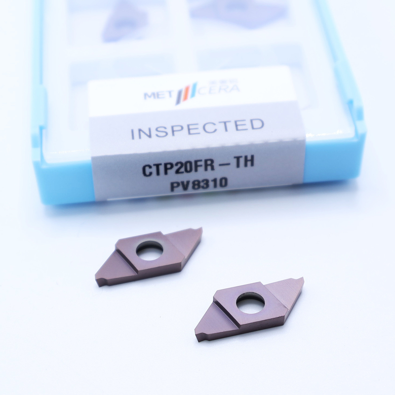 PV8310 Lớp đồng CNC Carbide Insert For Cut-Off CTP PVD Lớp phủ phân tách CTP20FR-TH