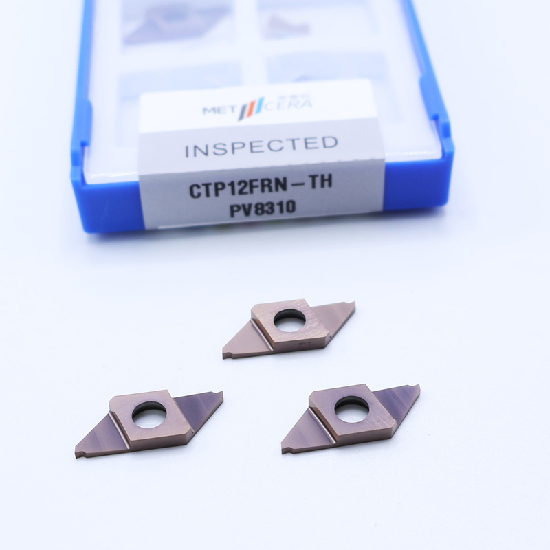Cụm đồng CTP12FRN-TH CNC Carbide Insert cho cắt PVD