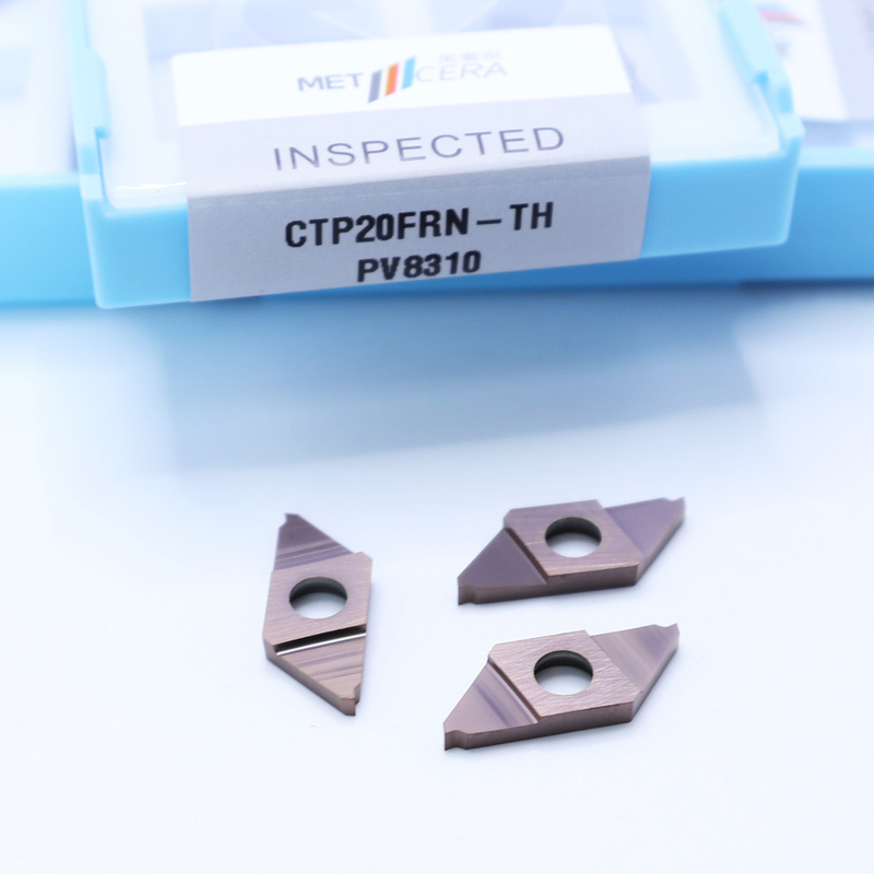 Tăng độ cứng cao Nhôm Carbide Chèn cho cắt CTP PVD phủ tách ra CTP20FRN-TH
