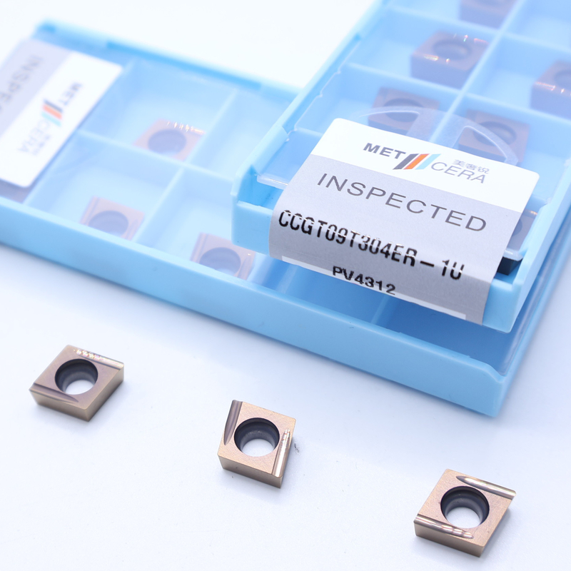 CCGT09 Carbide Insert Boring Insert for Alloy Steel Coated Internal Turning Insert Low Feed Positive Insert CCGT09T304ER-1U