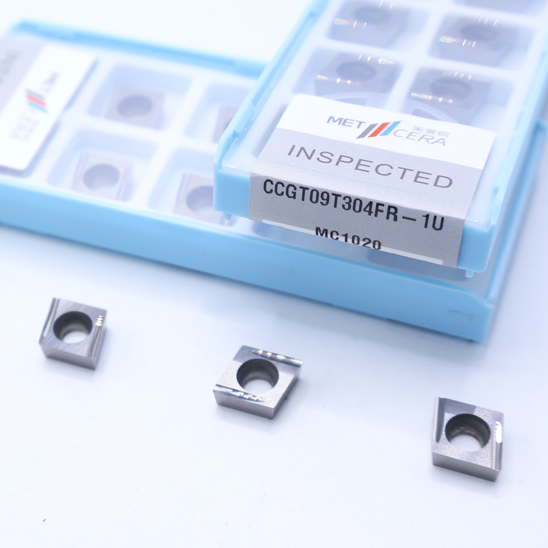 Điểm sắc CCGT09 Cermet Insert Boring Insert for Internal Turning cắt thép carbon và thép hợp kim thấp lớp MC1020