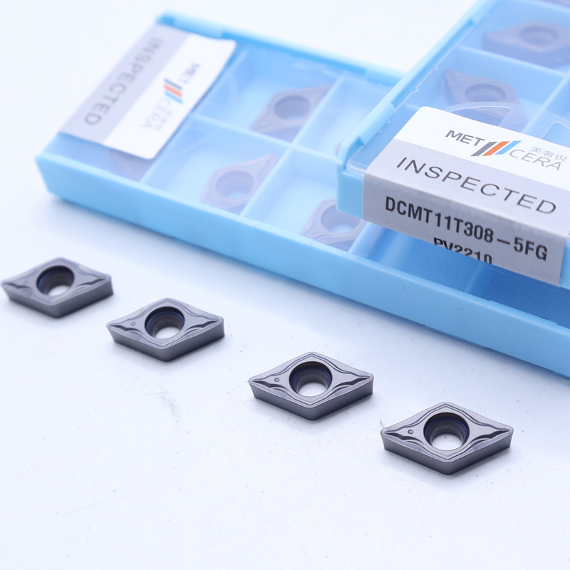 DCMT07 DCMT11 Đặt Cermet vào máy phá chip 5FG để xoay bên ngoài và bên trong thép