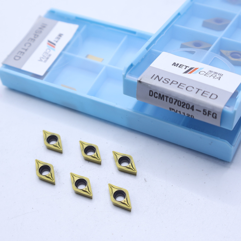 DCMT07 DCMT11 Đặt Cermet vào máy phá chip 5FG để xoay bên ngoài và bên trong thép