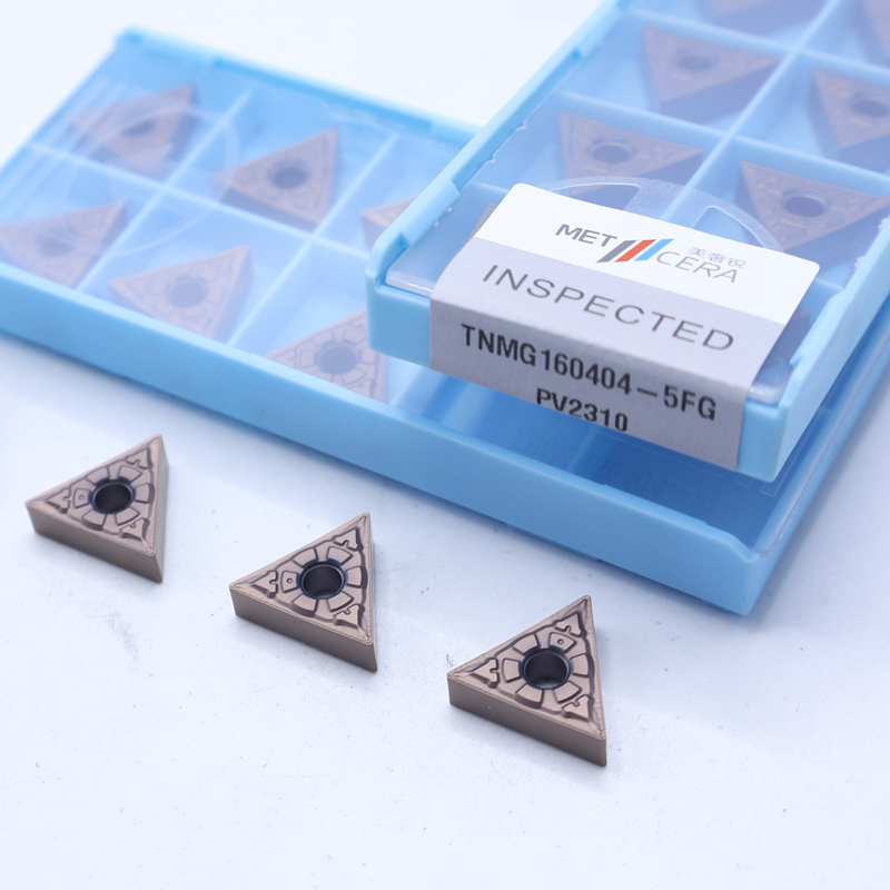 MC2010/PV2110/PV2310 TNMG160404 TNMG160408 Đặt quay CNC Đặt quay Cermet cho Máy CNC trong Máy cắt chip 5FG