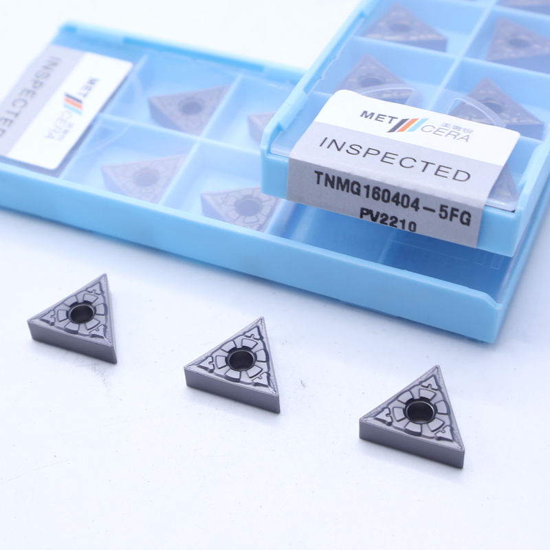 TiCN Cermet CNC Đặt quay với 5FG Chip Breaker để chống mòn trong gia công