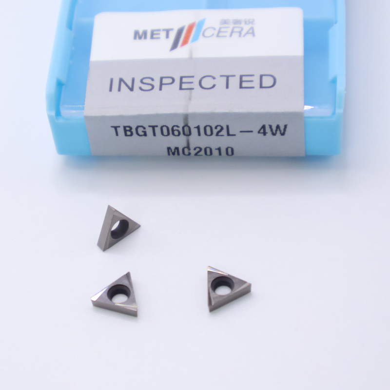 MC2010/PV2110 lớp Cermet CNC quay chèn với chèn kết thúc và 4W chip breaker