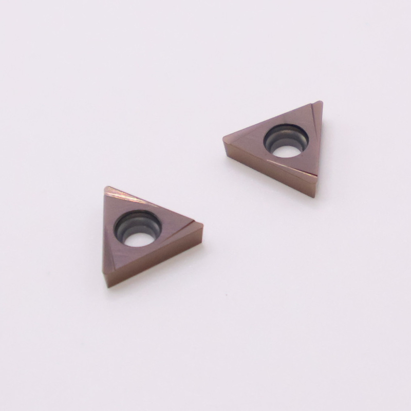 TPGT10 TPGT11 Carbide Turning Inserts cho CNC Turning 4W Chip Breaker trong bạc / đồng