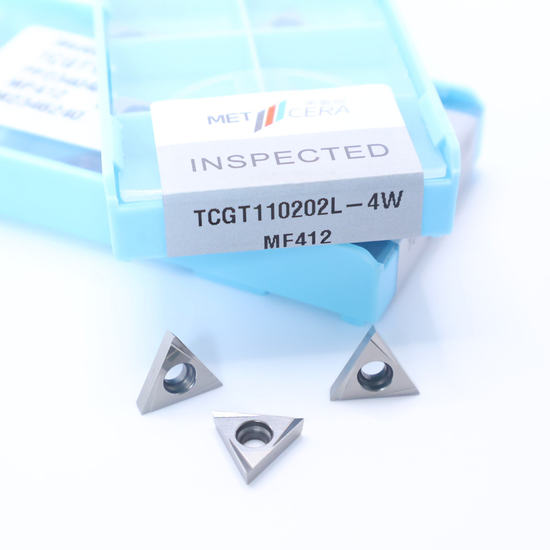 TCGT11 Carbide Turning Inserts In 4W Chip Breaker cho việc xoay bên ngoài và bên trong