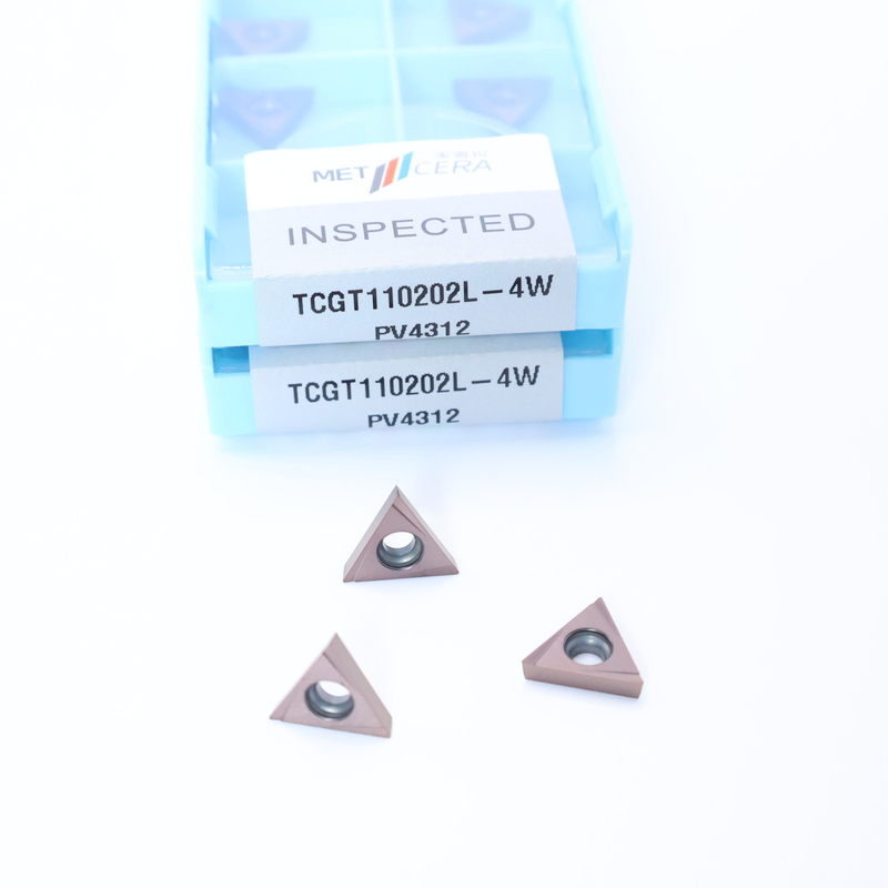 TCGT11 Carbide Turning Inserts In 4W Chip Breaker cho việc xoay bên ngoài và bên trong