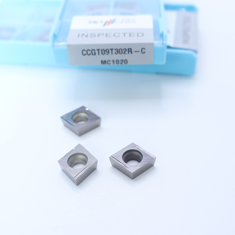 Carbon Steel Workpiece CCGT06 CCG09 Cermet Turning Inserts With Finish And C Finish Chip Breaker Đối với CNC Machining
