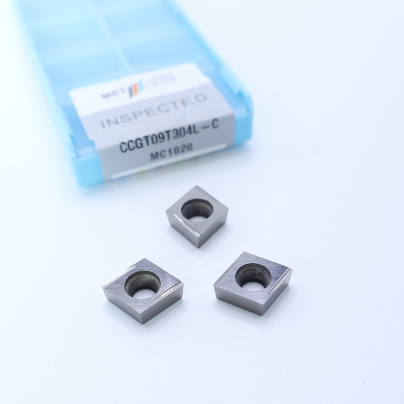 Carbon Steel Workpiece CCGT06 CCG09 Cermet Turning Inserts With Finish And C Finish Chip Breaker Đối với CNC Machining