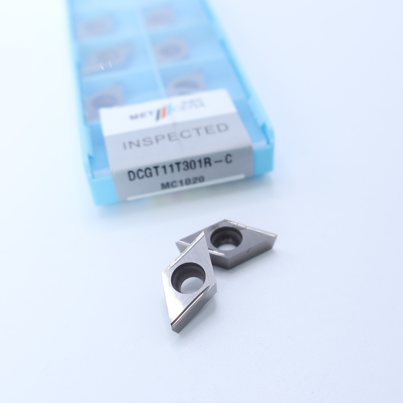 Cermet CNC quay chèn DCGT07 DCGT11 C kết thúc chip Breaker vật liệu kim loại cao mặc chống lợi thế
