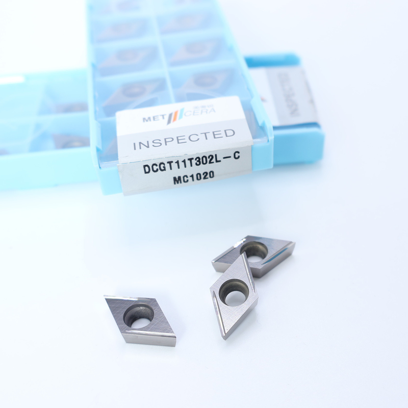 Cermet CNC quay chèn DCGT07 DCGT11 C kết thúc chip Breaker vật liệu kim loại cao mặc chống lợi thế