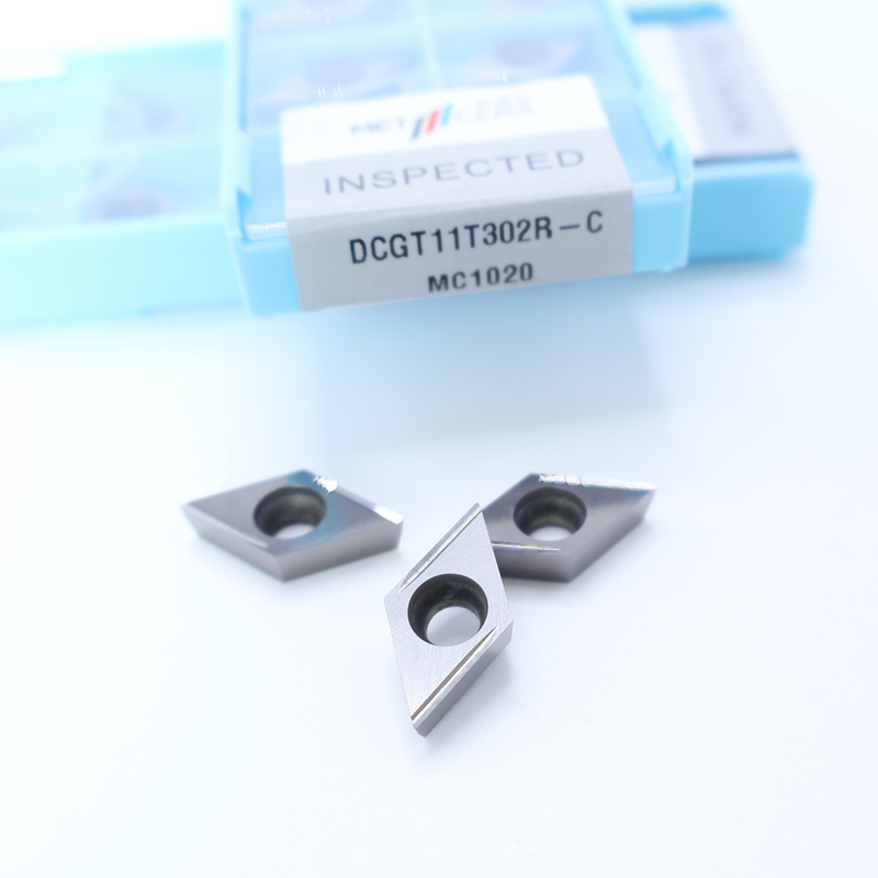 Cermet CNC quay chèn DCGT07 DCGT11 C kết thúc chip Breaker vật liệu kim loại cao mặc chống lợi thế