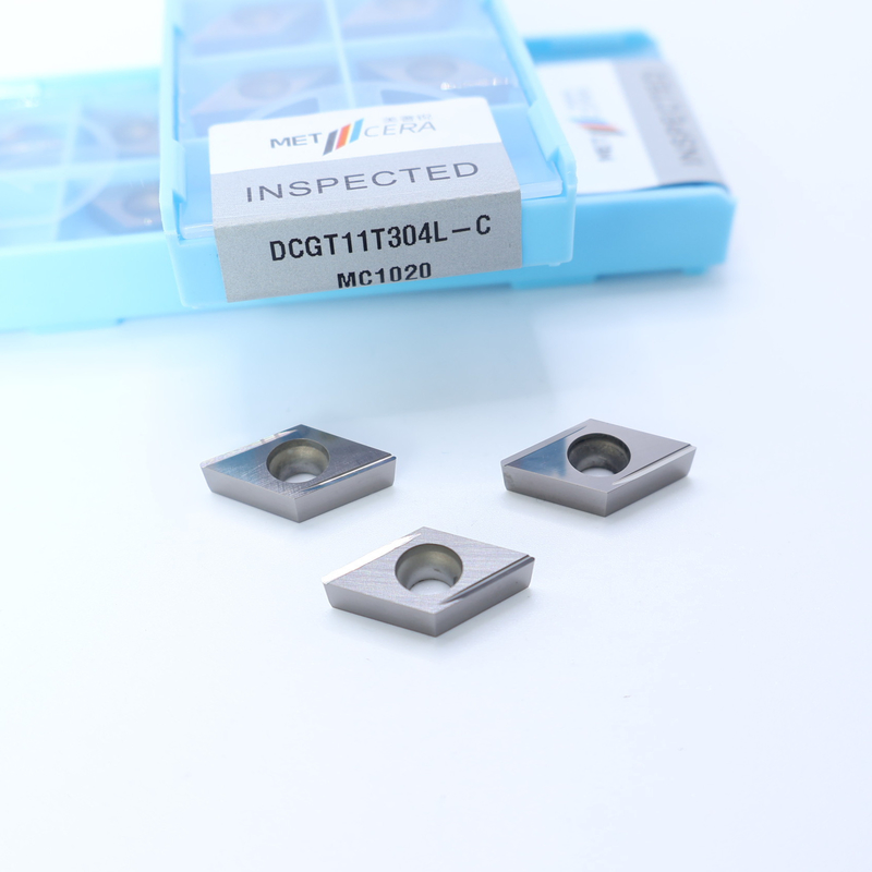 Cermet CNC quay chèn DCGT07 DCGT11 C kết thúc chip Breaker vật liệu kim loại cao mặc chống lợi thế