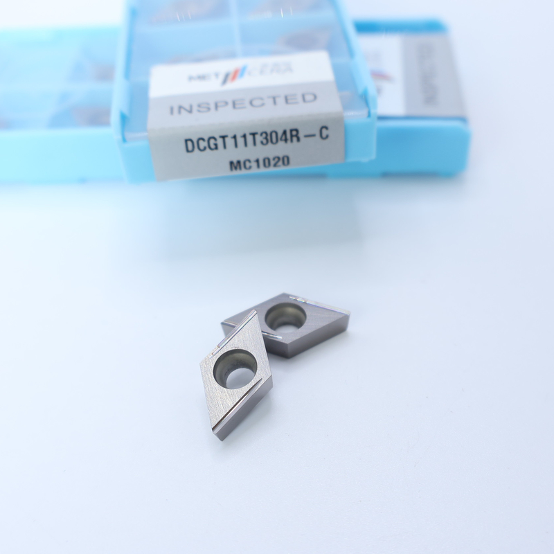 Cermet CNC quay chèn DCGT07 DCGT11 C kết thúc chip Breaker vật liệu kim loại cao mặc chống lợi thế