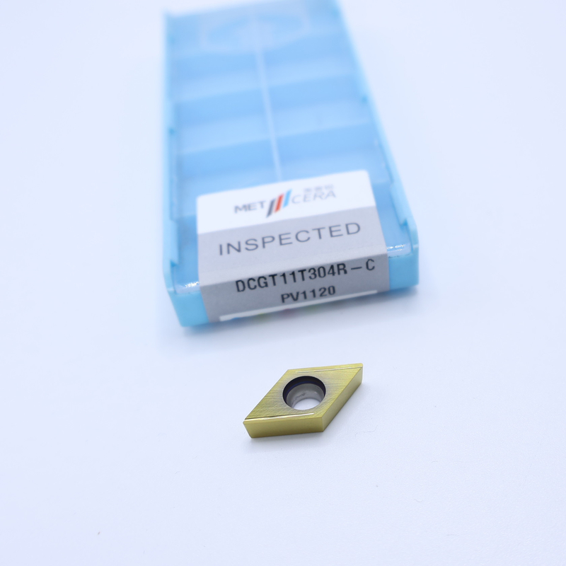 Cermet CNC quay chèn DCGT07 DCGT11 C kết thúc chip Breaker vật liệu kim loại cao mặc chống lợi thế