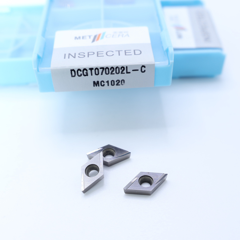 Cermet CNC quay chèn DCGT07 DCGT11 C kết thúc chip Breaker vật liệu kim loại cao mặc chống lợi thế