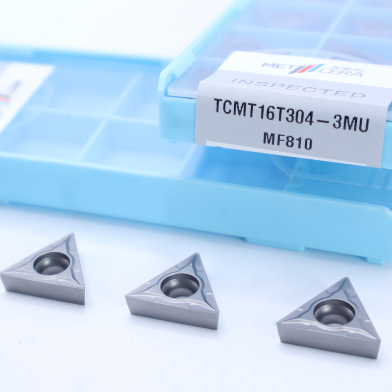 Carbide quay chèn TCMT09 TCMT11 TCMT16, tích cực CNC chèn với 3MU bán kết thúc chipbreaker