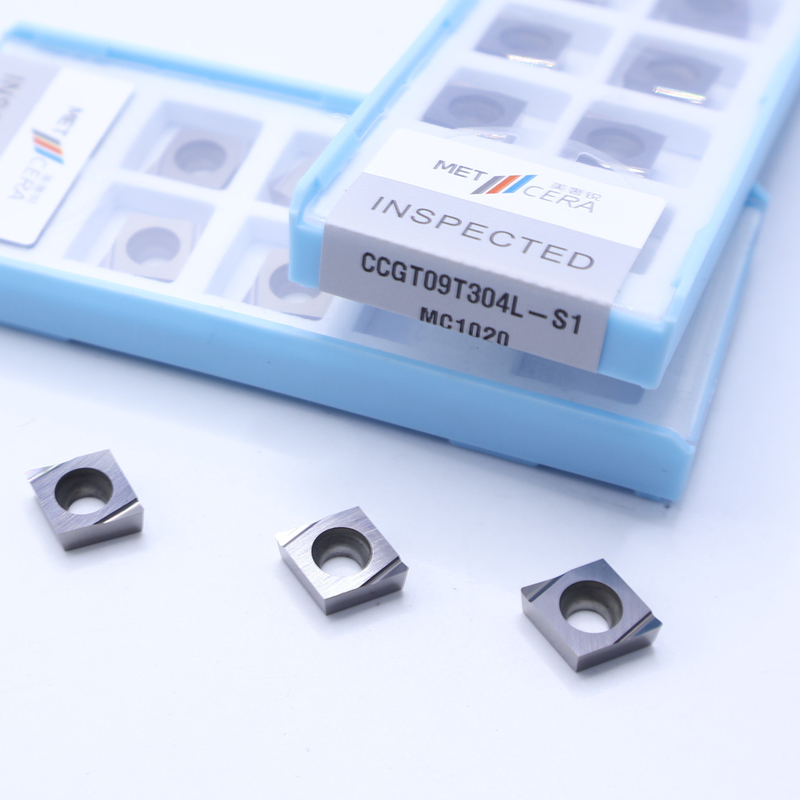 S1 Máy phá vỡ chip kết thúc sắc nét Cermet CNC Đặt xoay CCGT03 CCGT04 CCGT06 CCGT09 với lợi thế chống mòn cao