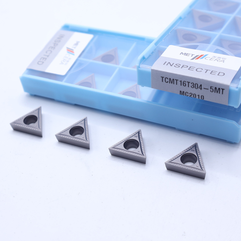 TCMT11 TCMT16 Đèn quay CNC tích cực với máy phá chip bán kết thúc 5MT, Đèn quay Cermet