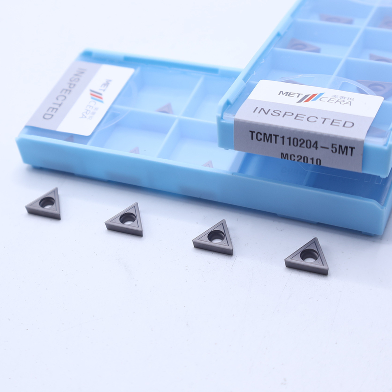 TCMT11 TCMT16 Đèn quay CNC tích cực với máy phá chip bán kết thúc 5MT, Đèn quay Cermet
