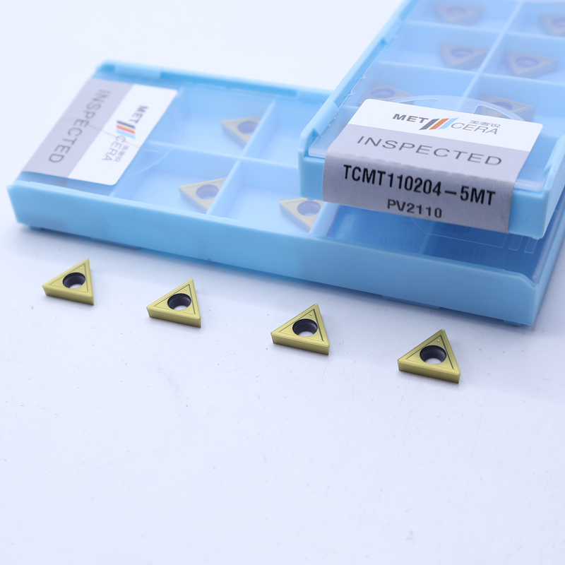 TCMT11 TCMT16 Đèn quay CNC tích cực với máy phá chip bán kết thúc 5MT, Đèn quay Cermet
