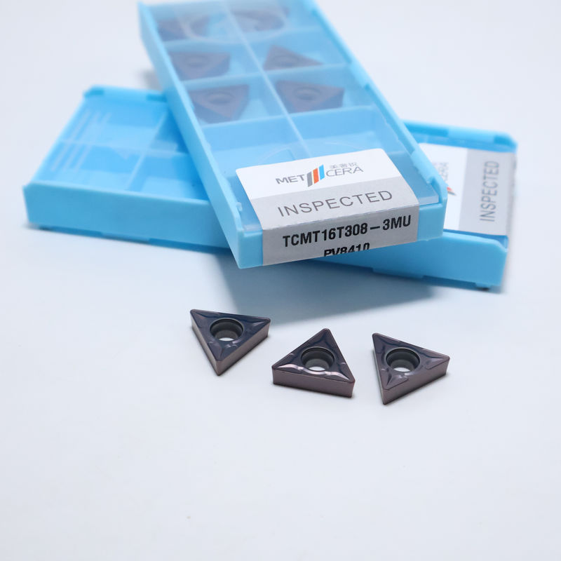 TCMT0902 TCMT1102 TCMT16T3 60° Bộ chèn xoắn kim loại kim loại kim loại không gỉ cho thép trong máy phá chip 3MU