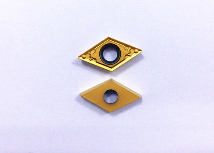 PVD Lớp phủ màu vàng bên ngoài xoay công cụ chèn cho máy quay DCMT11T304-HQ