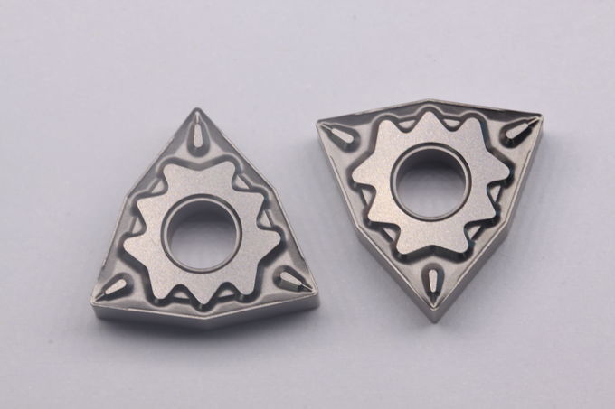 CNC Cermet Insert, công cụ xoay xoay WNMG0804 Thép carbon cho độ chính xác kích thước P10
